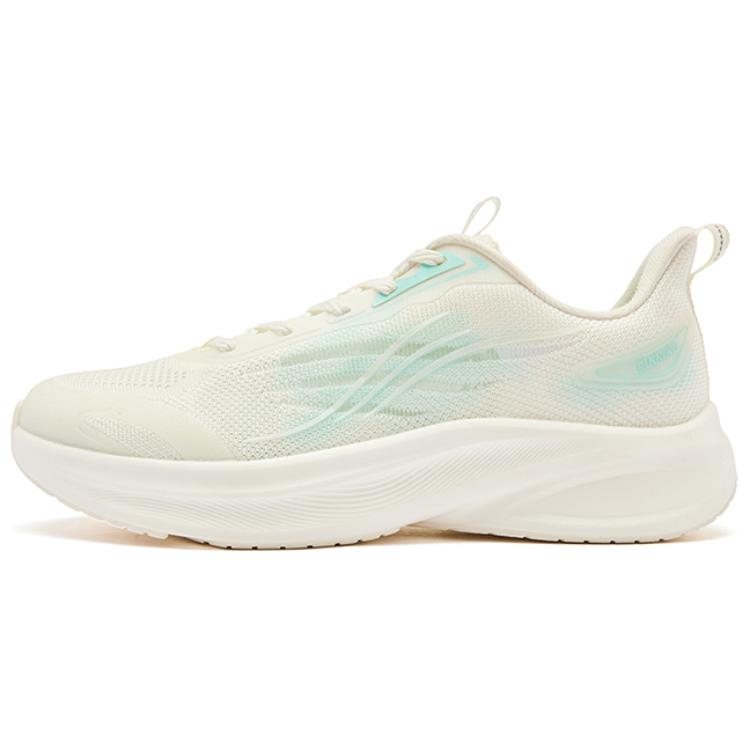 QIAODAN Q LITESPEED 5.0 Breathable And Lightweight Low top Running Shoes Women’s White Green