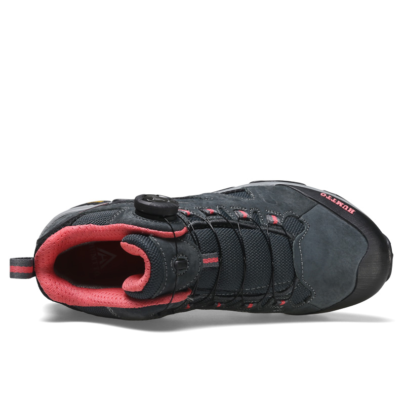 HUMTTO Outdoor Shoes Women’s Mid Top Gray/Pink