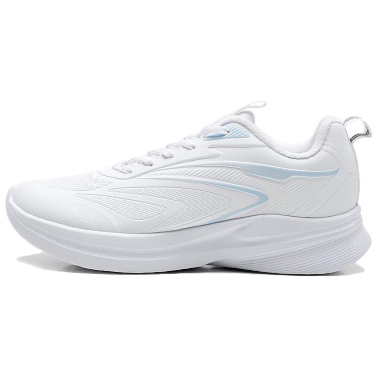 QIAODAN Slip Resistant Abrasion Resistant Low top Casual Running Shoes Women’s White