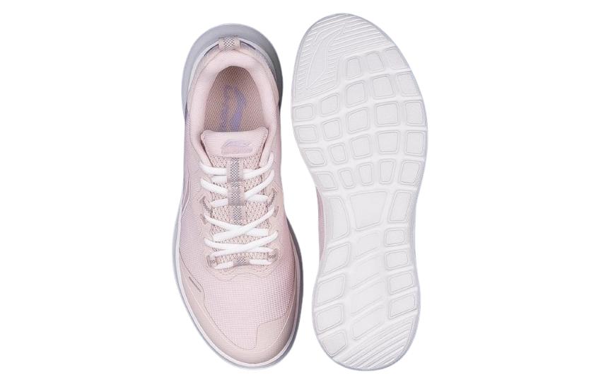 Li Ning Feather Slip Resistant Slip Resistant Low top Running Shoes Women’s Pink