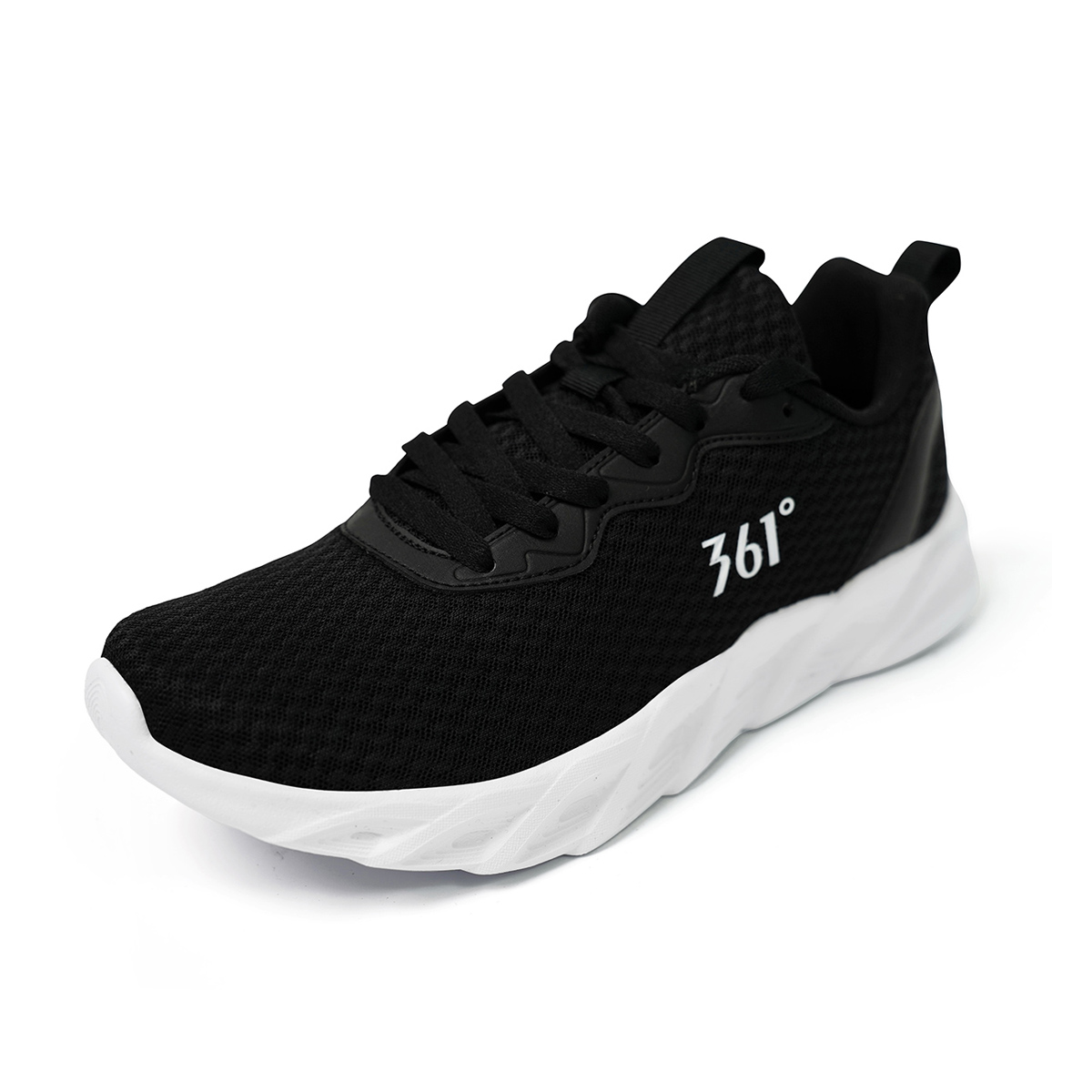 361° Slip Resistant Abrasion Resistant Slip Resistant Abrasion Resistant Low top Running Shoes Men’s White Black