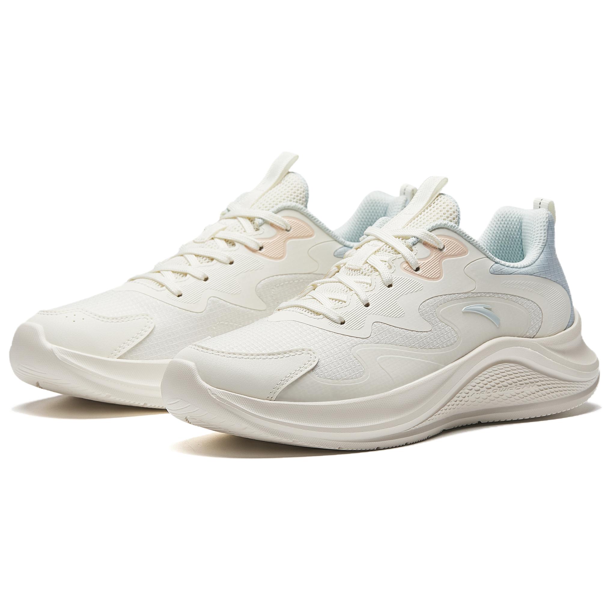 Anta Low top Casual Running Shoes Women’s White Blue Pink