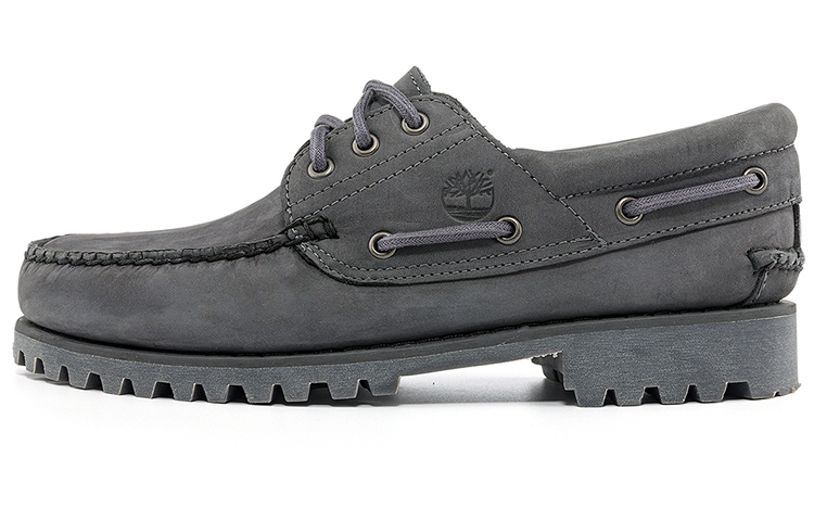 Мужские туфли Timberland Leather (серые)