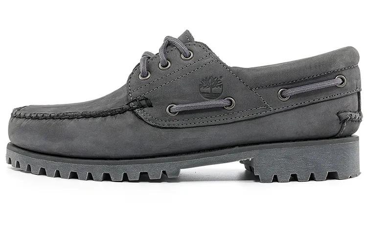 Timberland Top Grain Cow Leather Men's Casual Shoes Men's Gray
