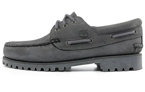Timberland Top Grain Cow Leather Men's Casual Shoes Men's Gray