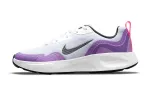 Nike Wearallday Cushioning Anti-Slip Wear-Resistant Breathability Low-Top Running Shoes Women's Gray Purple Red