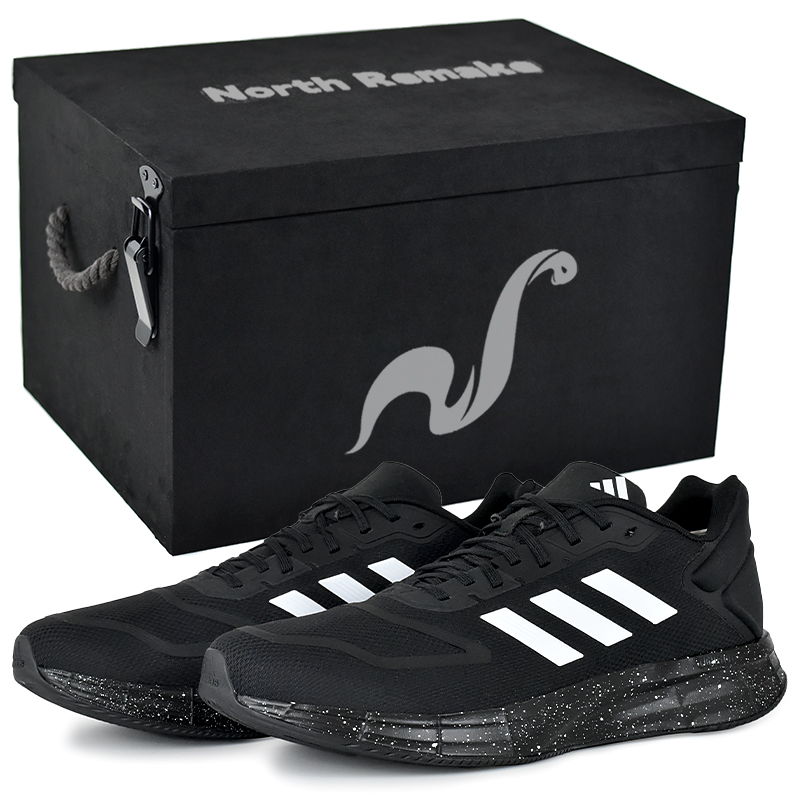 Adidas Duramo 10 Cushioning Lightweight Low top Running Shoes Men’s Black White