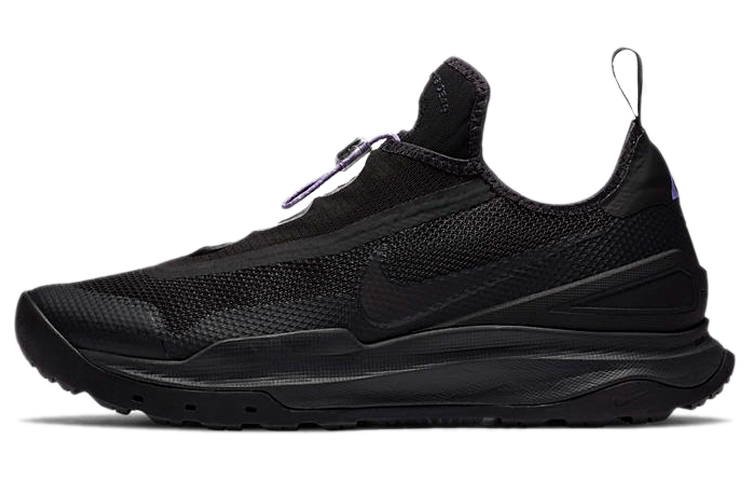 Nike ACG Air Zoom AO shock-absorbing anti-slip low-top outdoor functional shoes men's black purple