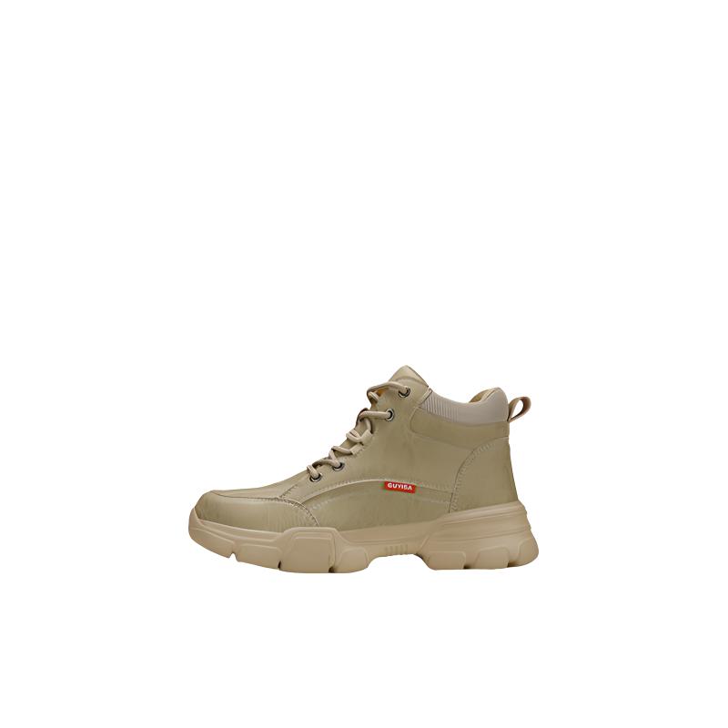 GUYISA Slip Resistant, Abrasion Resistant, Impact Resistant High top Outdoor Shoes Unisex