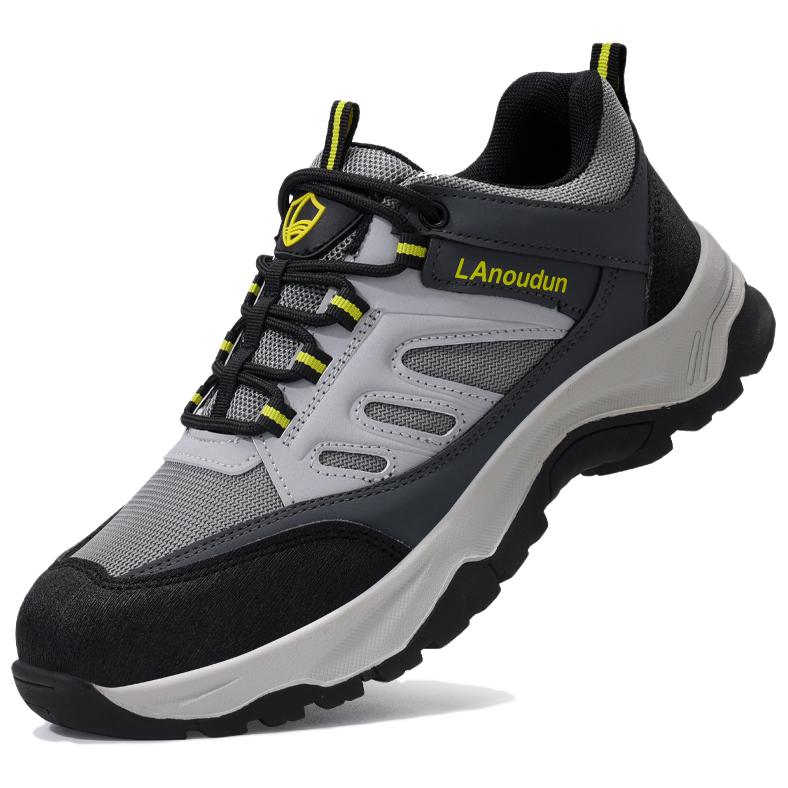LANOUDUN Abrasion Resistant Impact Resistant Lightweight Low top Outdoor Shoes Men’s Gray