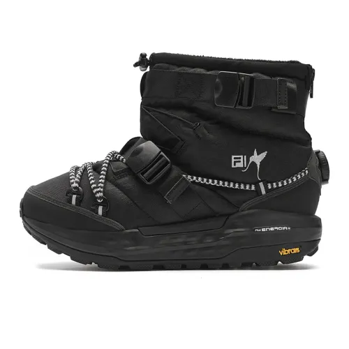 James Jean x FILA BOA EXPLORER 2 Abrasion Resistant Versatile Short Outdoor Boots Women's Black