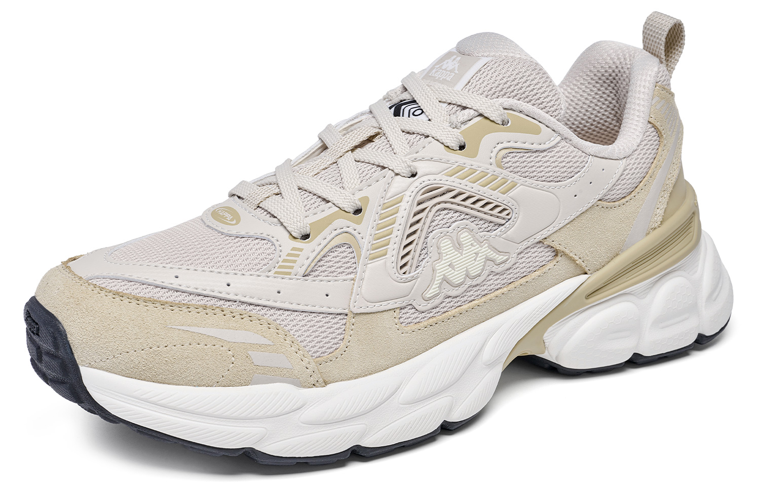 Kappa Textile, Synthetic Leather Slip Resistant, Abrasion Resistant, Lightweight Low top Casual Running Shoes Unisex