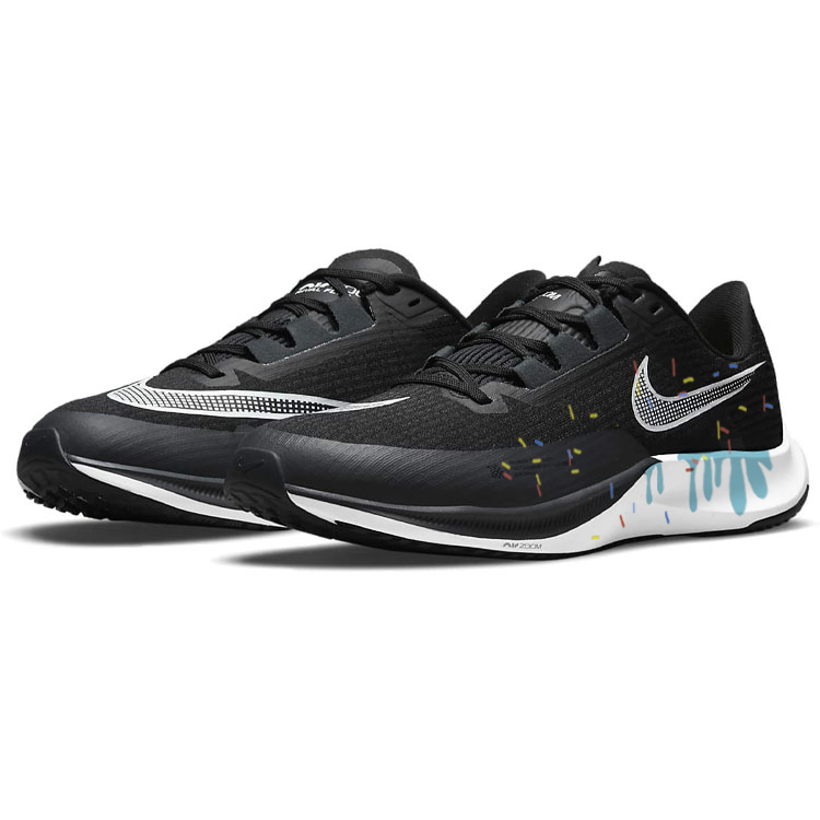Nike Zoom Rival Fly 3 Slip Resistant, Abrasion Resistant, Breathable Low top Running Shoes Unisex Black Blue