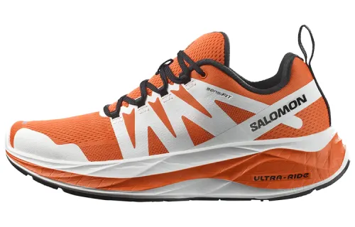 SALOMON Glide Ma Comfortable Abrasion Resistant Breathable Low top Running Shoes Men's Orange White