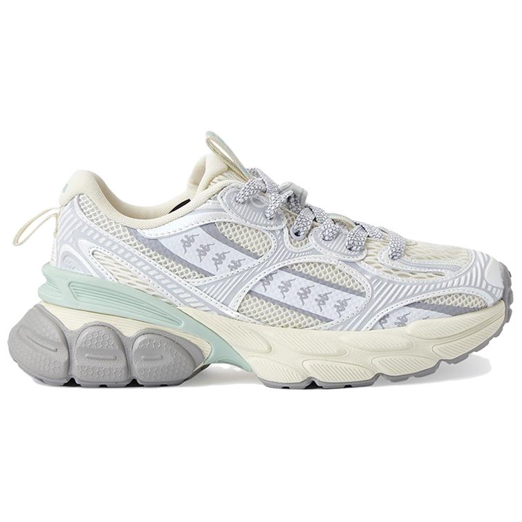 Kappa Slip Resistant Abrasion Resistant Low top Running Shoes Unisex Beige