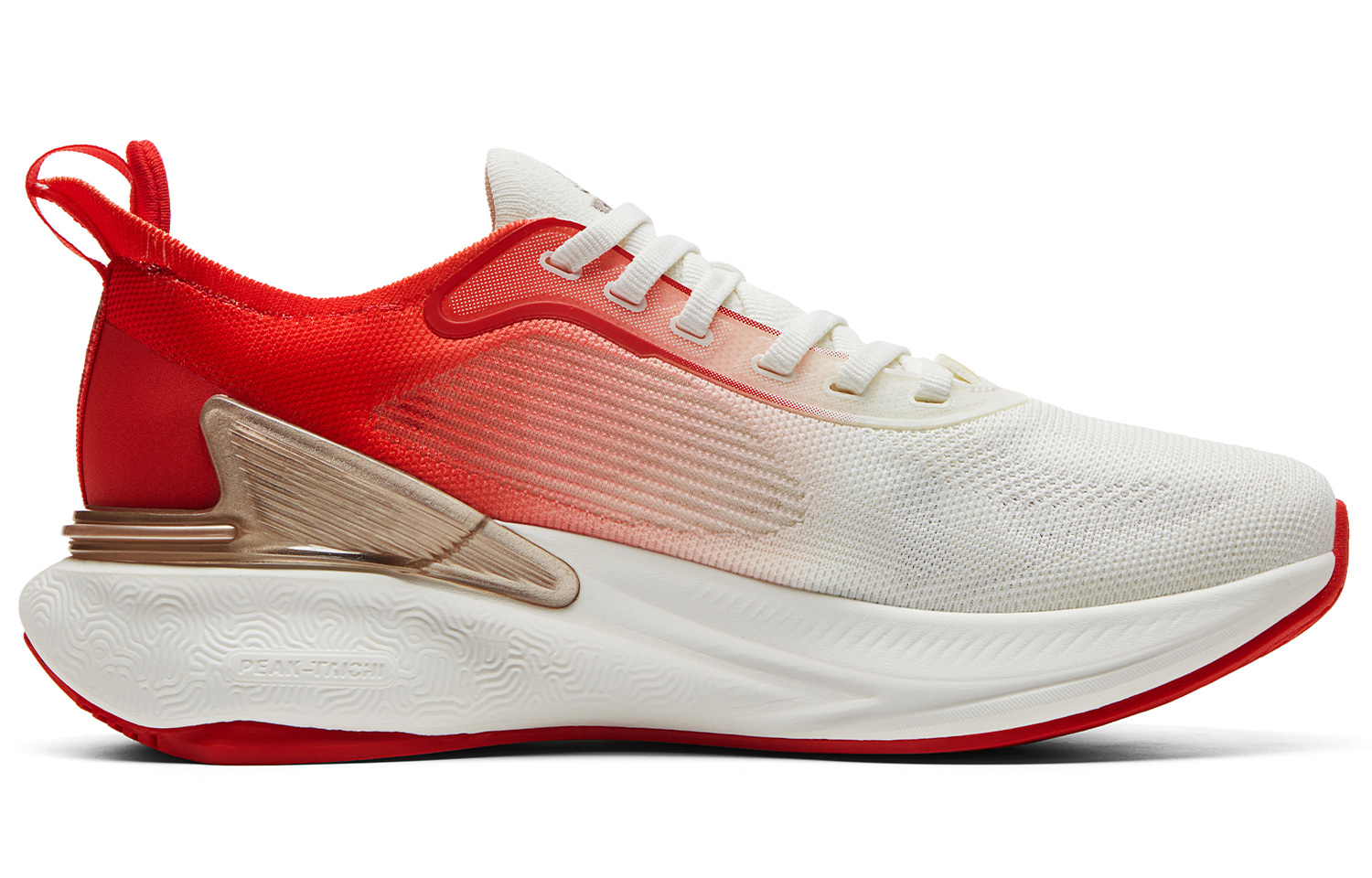 PEAK Taichi 6.0 Cushioning Breathable Low top Running Shoes Women’s Beige White Red