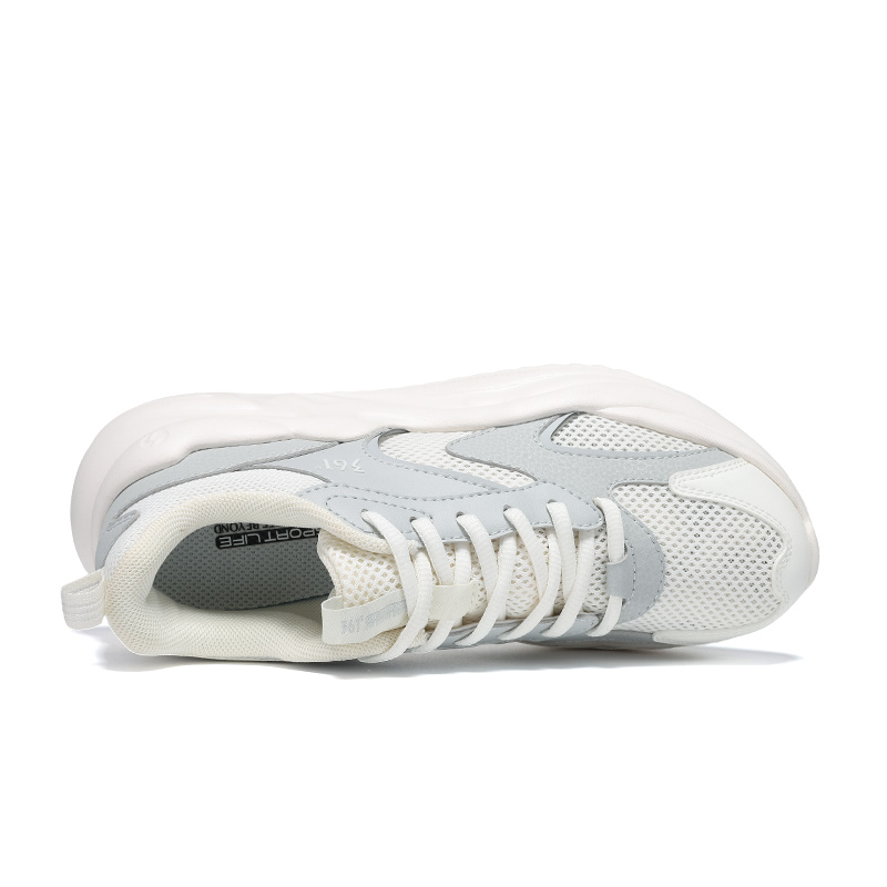 361° Abrasion Resistant, Breathable, Lightweight Low top Casual Running Shoes Women’s Feather White Photon Gray