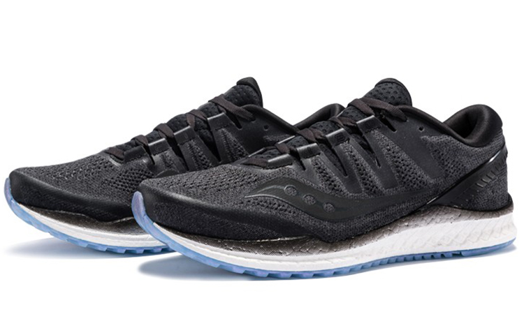 Saucony Freedom ISO2 Mesh Cushioning Lightweight Cushioning Lightweight Low top Running Shoes Men’s Black