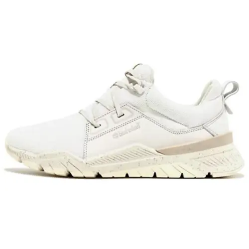 Timberland Fabric Cushioning Slip Resistant Low top Running Shoes Men's Milk White