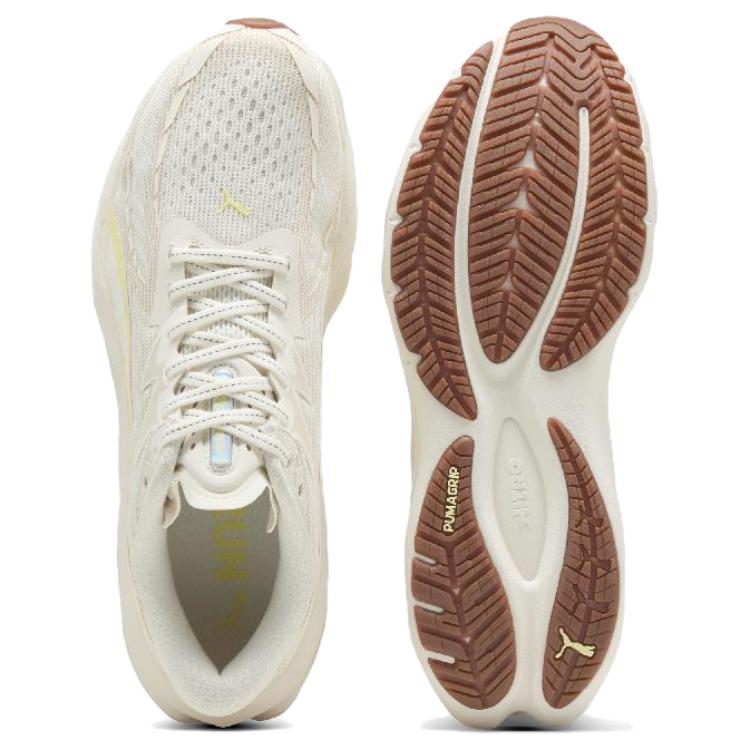 PUMA Velocity NITRO 4 Abrasion Resistant Low top Casual Running Shoes Men’s Ecru