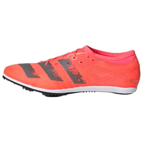Adidas Adizero Ambition racing comfortable sports fabric non-slip breathable low-top carbon plate running shoes men's coral pink