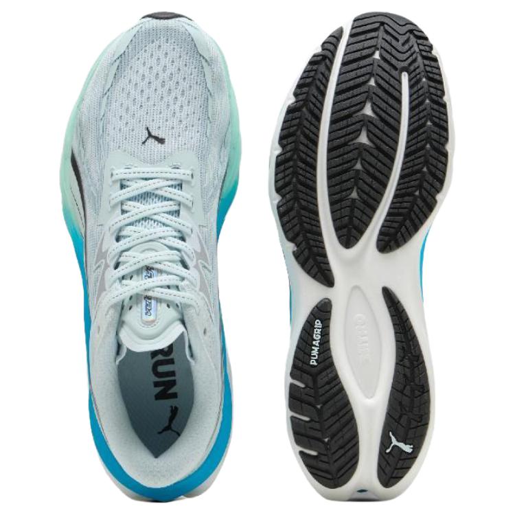 PUMA Velocity NITRO 4 Low top Running Shoes Men’s Gray Black Blue