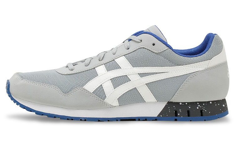 Asics Curreo 1 Fabric Athleisure Low top Running Shoes Unisex Gray White