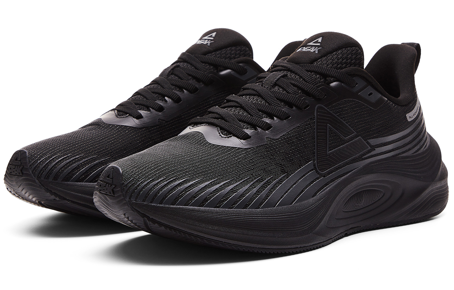PEAK Show Wind 2.0 Running Shoes Men’s Low Top All Black