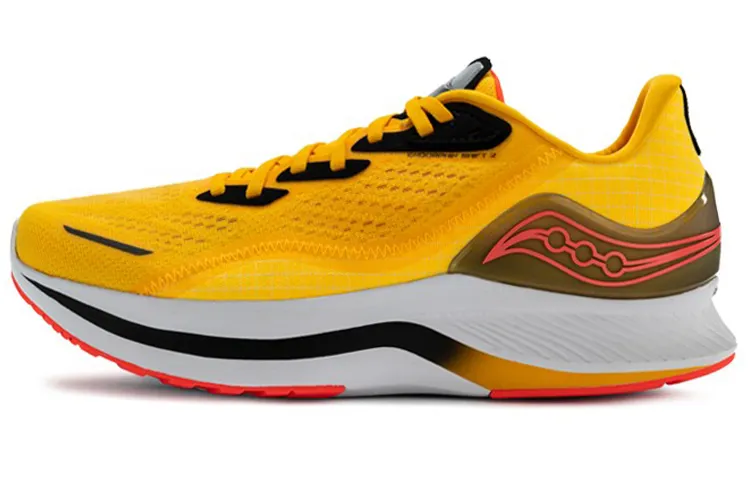Saucony Endorphin Shift 2 ViZigold ViZired Yellow