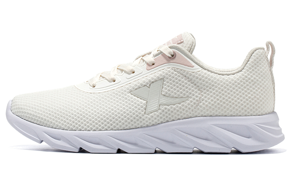 XTEP Cushioning Abrasion Resistant Breathable Low top Running Shoes Women’s White Pink
