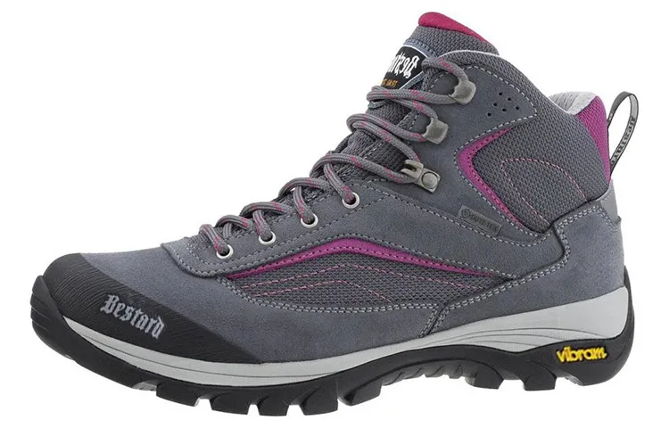 Bestard Aroa Slip Resistant Abrasion Resistant High top Outdoor Shoes Women's Gray