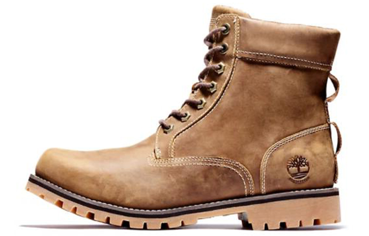 Мужские ботинки Timberland Средняя длина (коричневые)