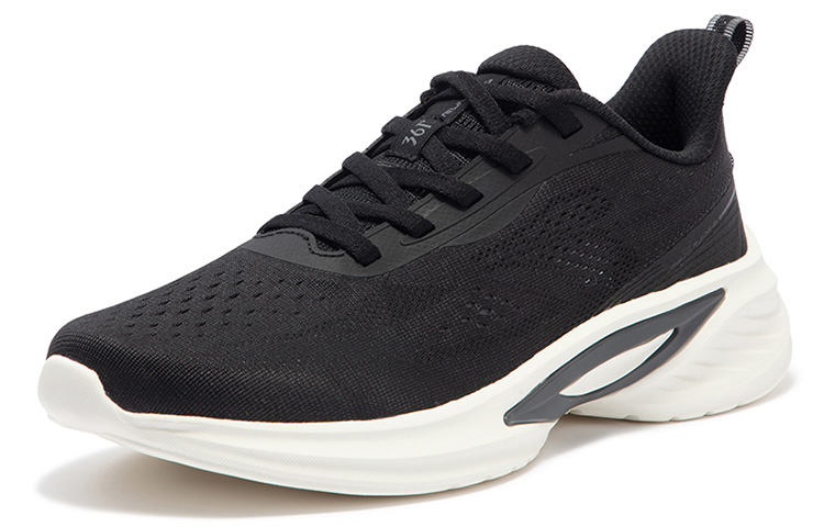 361° Blade Edge Cushioning Slip Resistant Abrasion Resistant Breathable Low top Running Shoes Women’s Black Gray
