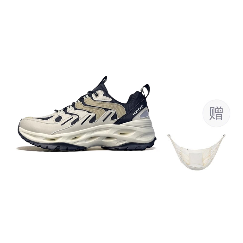 TOREAD 2.0 Upgraded, Slightly Larger Size Breathable And Slip Resistant Low top Outdoor Shoes Men’s Light Sand Black