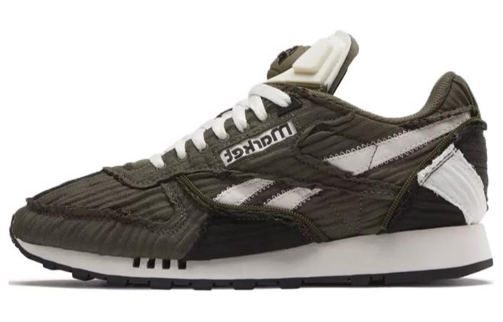 Кроссовки Reebok Reebok × Market Classic Leather Pump (темно-зеленые)