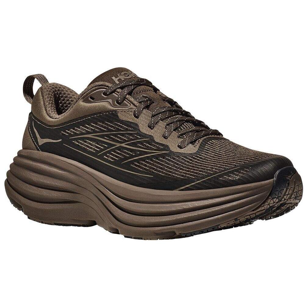 HOKA ONE ONE Bondi 8 Caged Stealth/Tech Umber