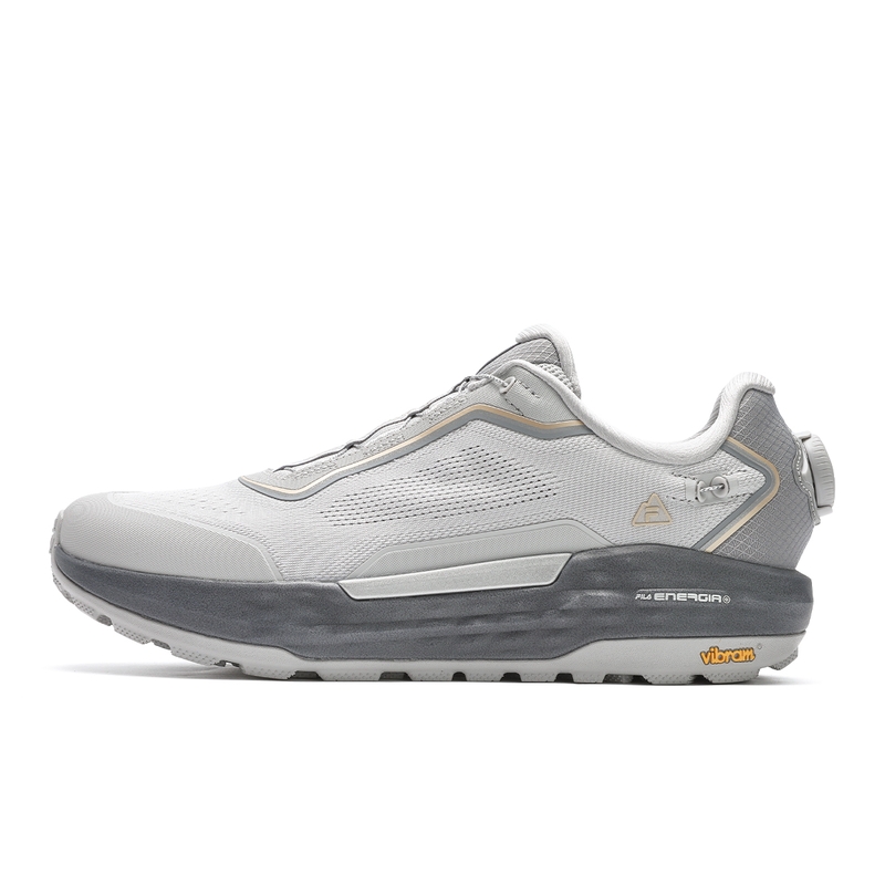 FILA BOA EXPLORER 2 Breathable Low top Outdoor Shoes Men's Lunar Rock Gray