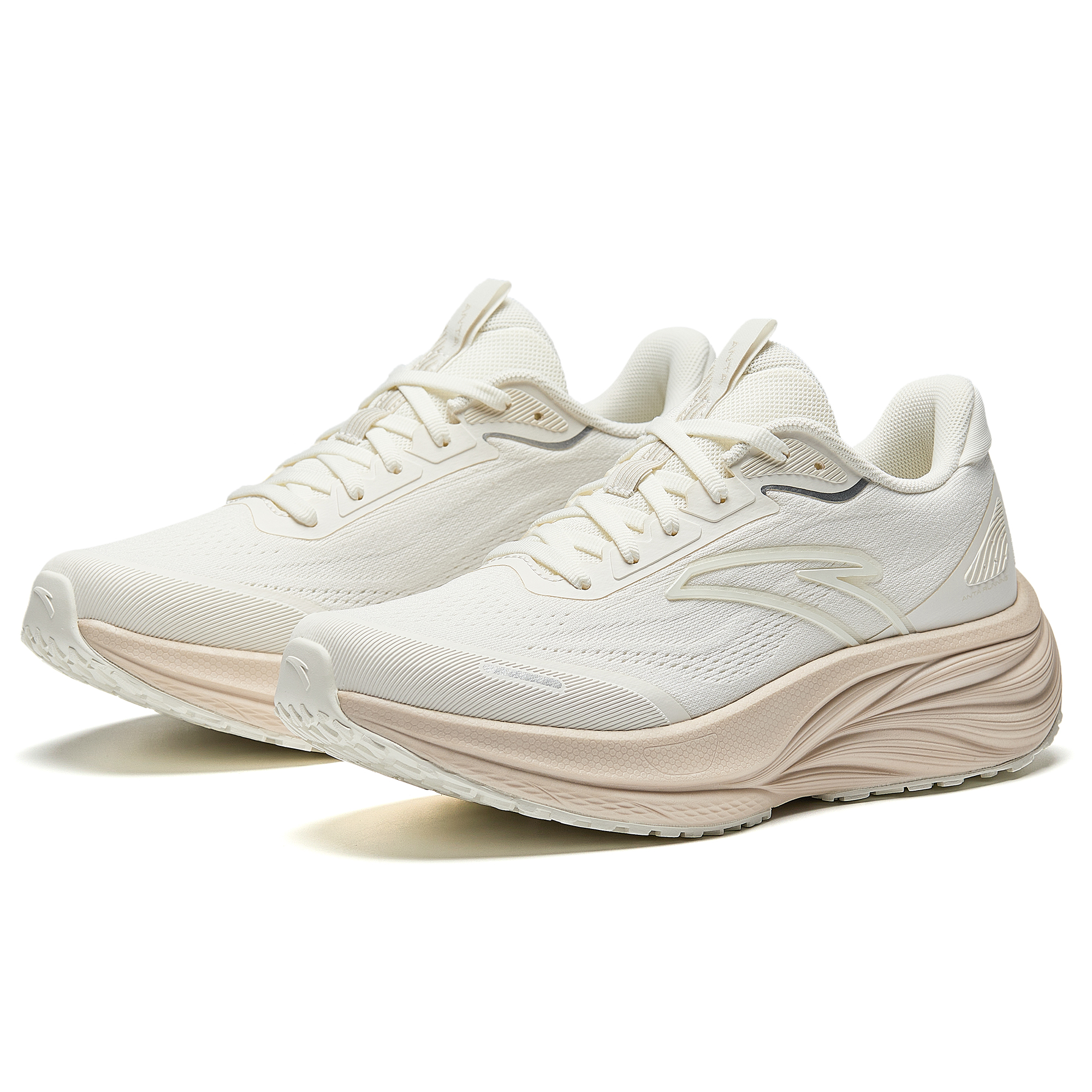 Anta Cushioning Slip Resistant Abrasion Resistant Breathable Lightweight Height Increasing Low top Casual Running Shoes