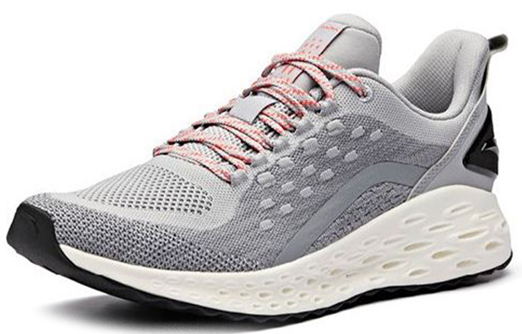 Anta Cushioning Abrasion Resistant Coverage Cushioning Abrasion Resistant Coverage Low top Running Shoes Men’s Gray