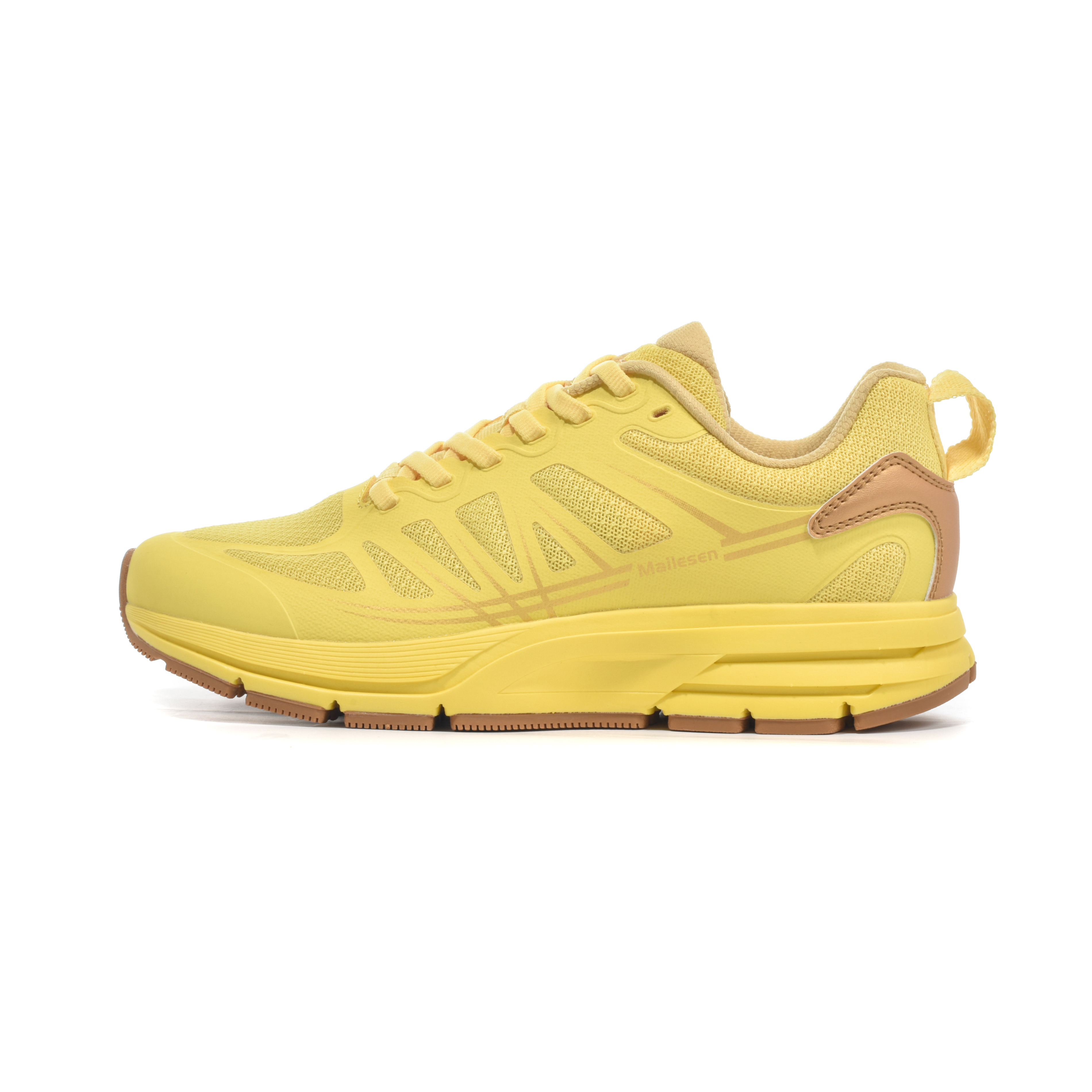 Mailesen Cushioning Abrasion Resistant Cushioning, Wear Resistant Low top Running Shoes Unisex Yellow