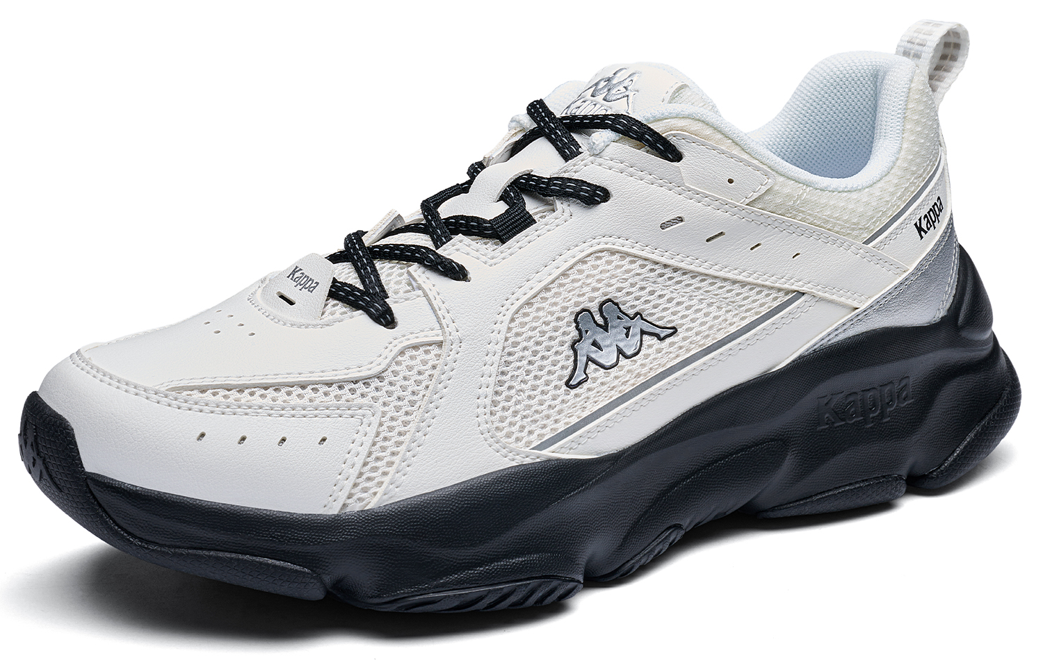Kappa Urban Sports Cushioning Slip Resistant Abrasion Resistant Support Height Increasing Rebound Low top Running Shoes