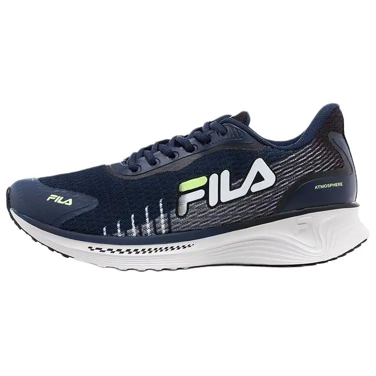 FILA ATMOSPHERE Abrasion Resistant Low top Running Shoes Men's Blue