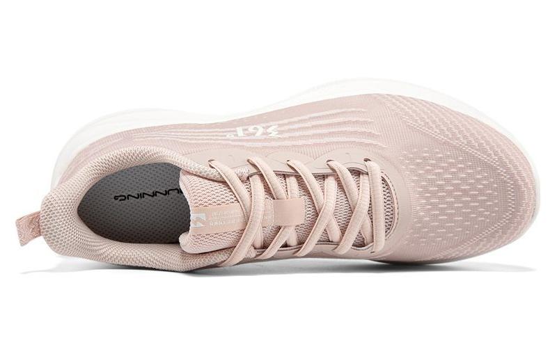 361° Breathable And Lightweight Low top Casual Running Shoes Women’s White Pink