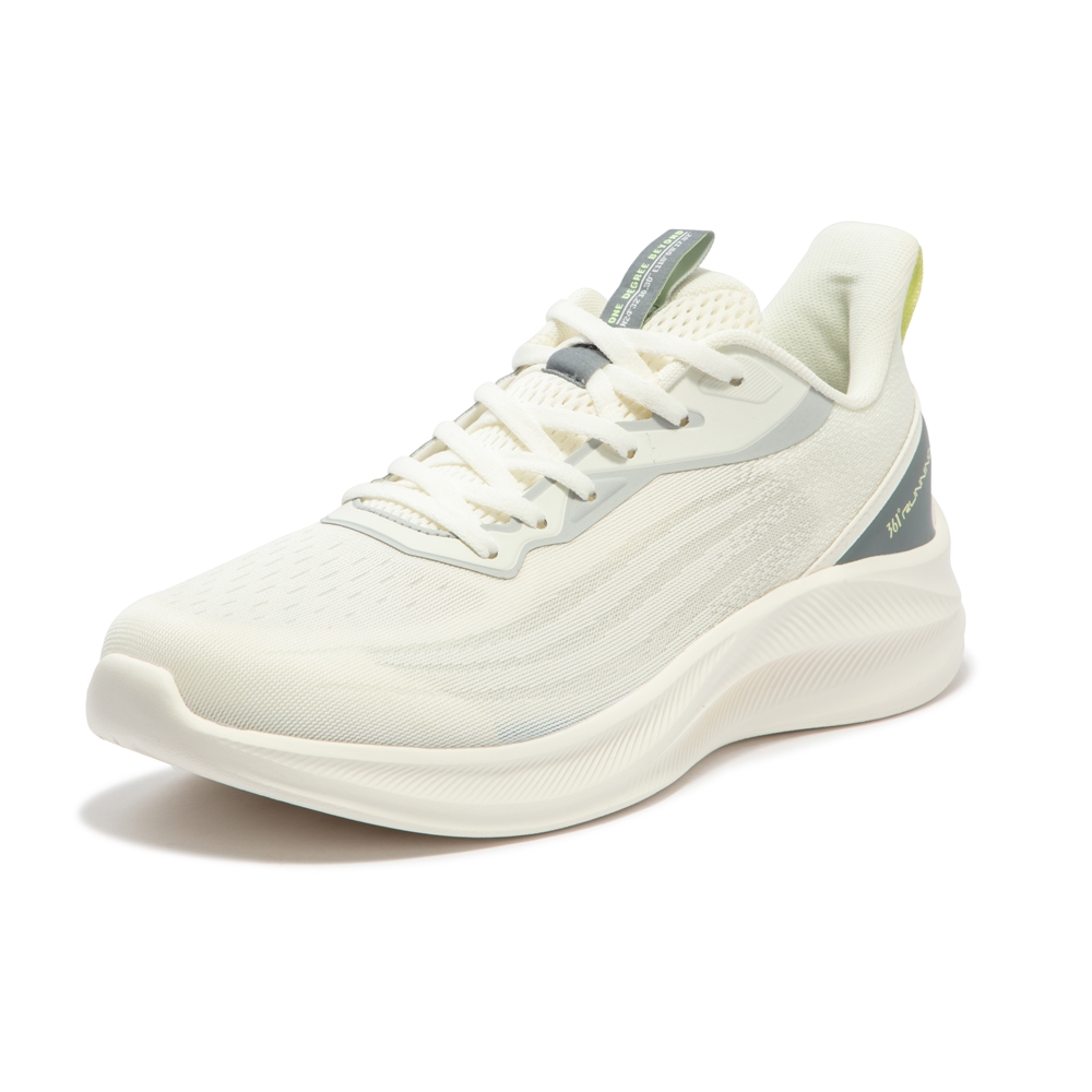 361° Slip Resistant Abrasion Resistant Low top Running Shoes Men’s White Gray