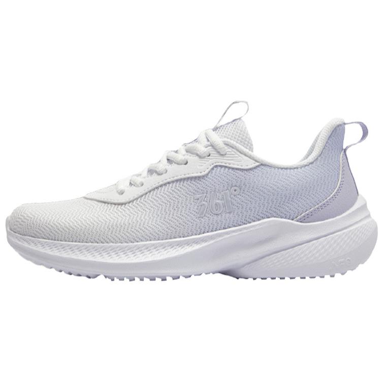 361° Cushioning Abrasion Resistant Lightweight Low top Casual Running Shoes Women’s White Purple