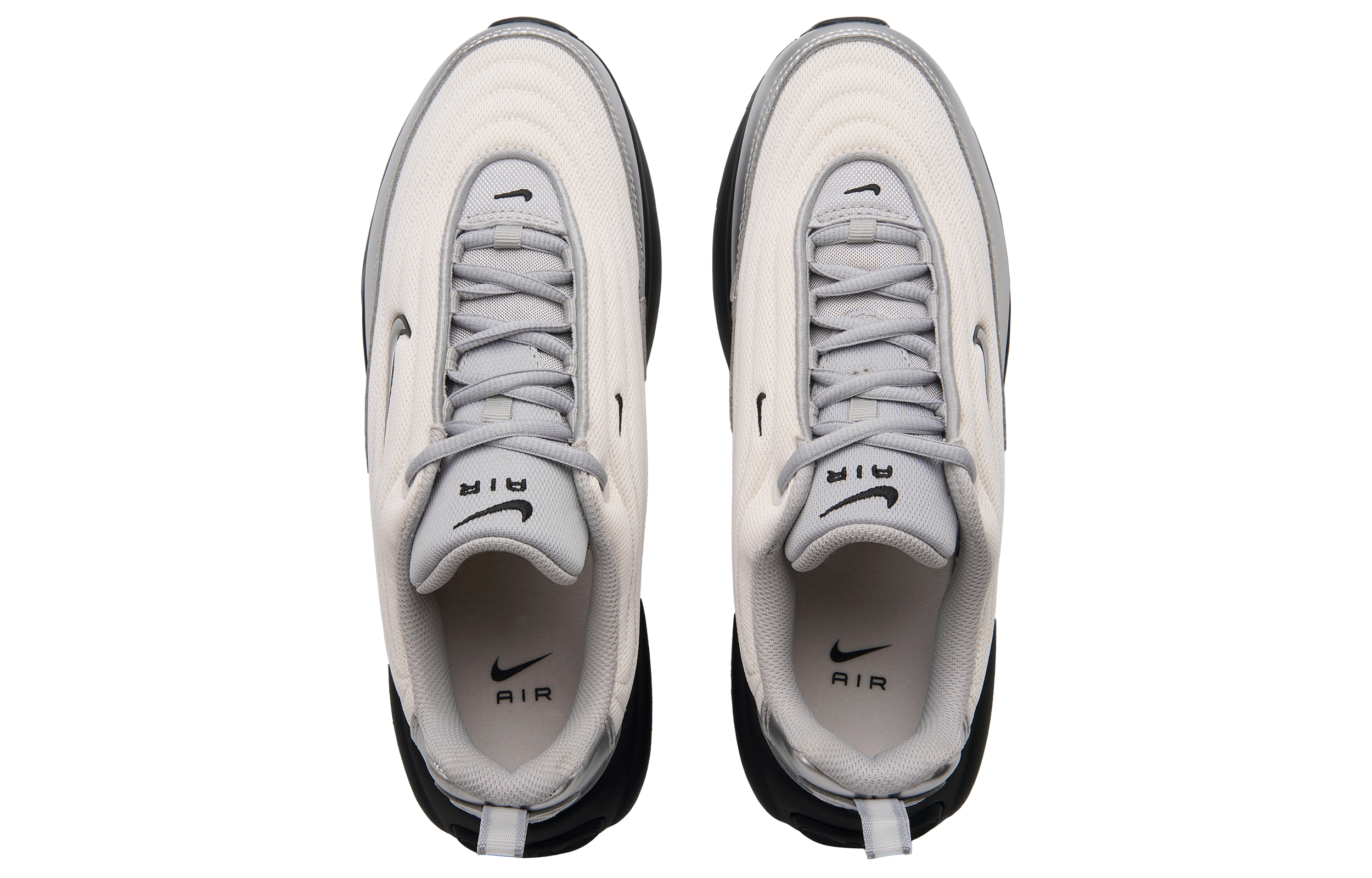 Nike Air Max Portal Cushioning Abrasion Resistant Cushioning, Wear Resistant Low top Running Shoes Women’s Silver Black
