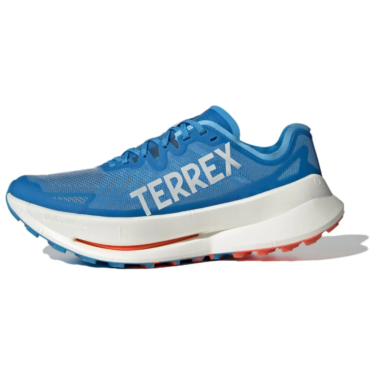 Adidas TERREX AGRAVIC SPEED Slip Resistant Abrasion Resistant Low top Running Shoes Men's Blue Gray