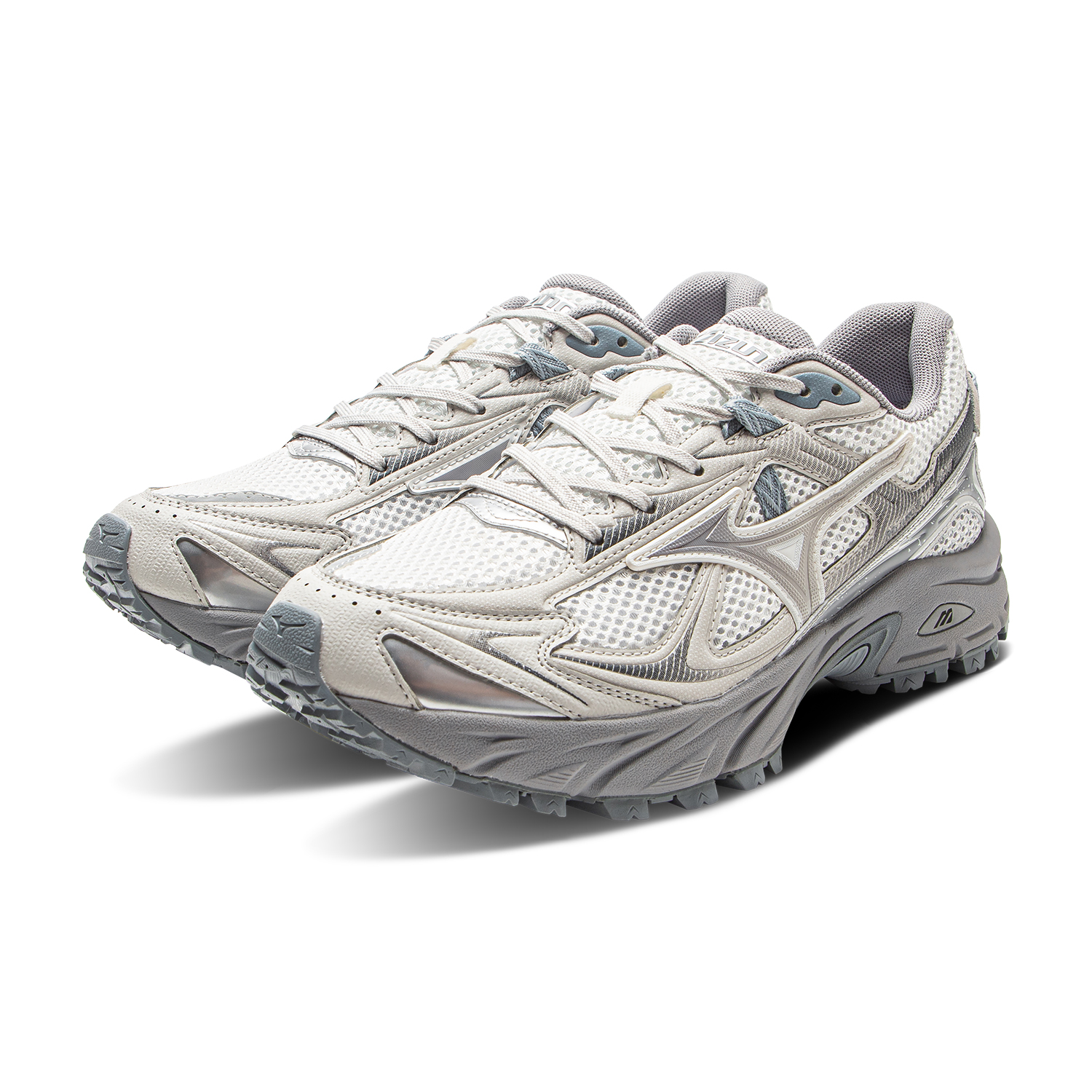 Mizuno FIYI TL Mesh Low top Casual Running Shoes Unisex Cool Gray White