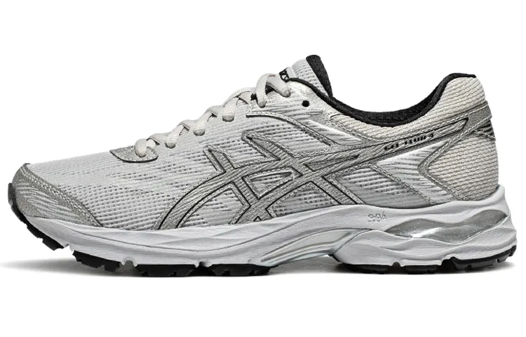 ASICS Gel Flux 4 Textile, Synthetic Leather Cushioning Abrasion Resistant Rebound Low top Rubber