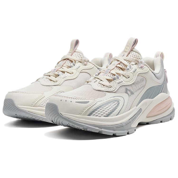 XTEP Creation 3.0 Cushioning, Wear Resistant Low top Outdoor Shoes Women’s White Gray